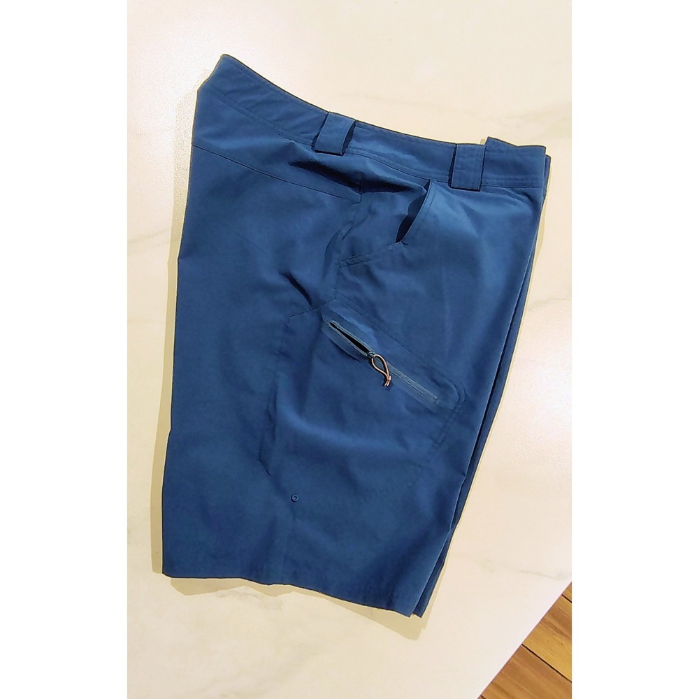 Simms Skiff Shorts Mens 36 Blue  Fishing Lightweight Hiking Quick Dry Activewear - Picture 2 of 10